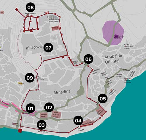 Mapa de Lisboa